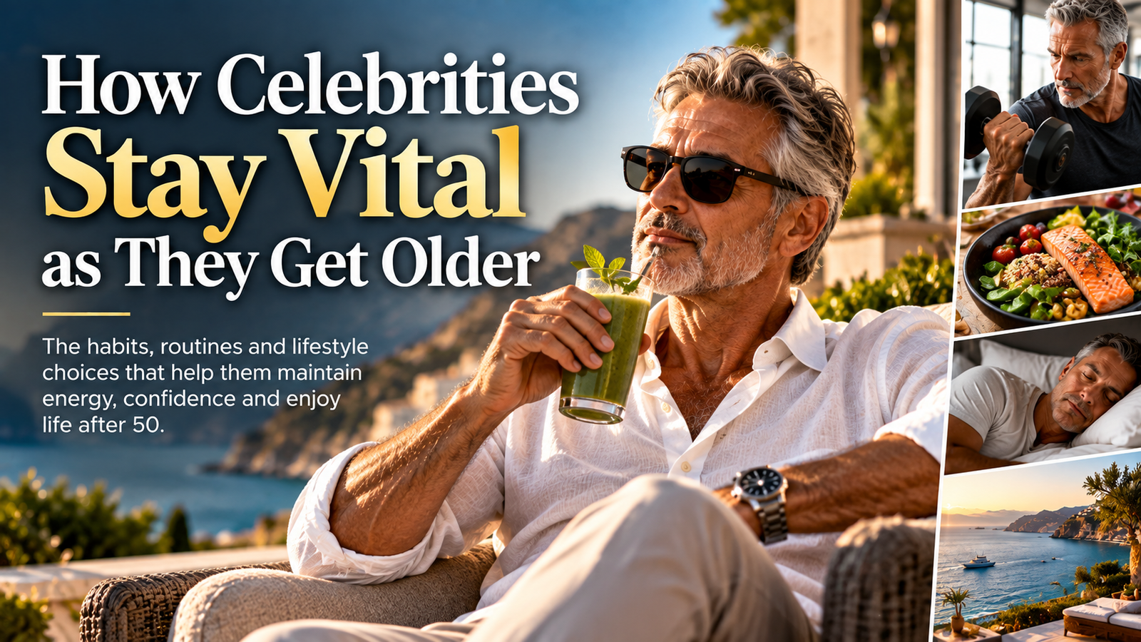 How Celebrities Stay Vital as They Get Older